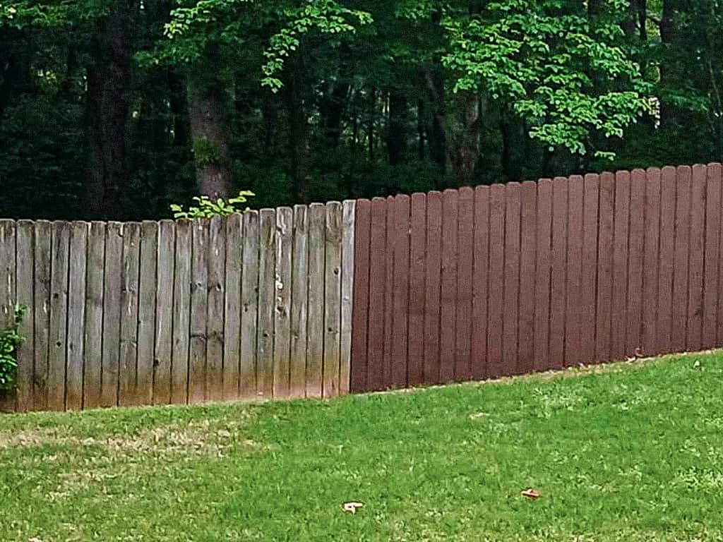 Fence Staining
